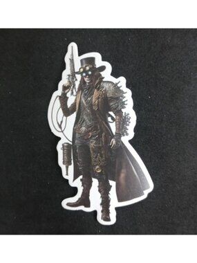 10/$10 Steampunk Character Sticker 3" x 1.75" (Z)